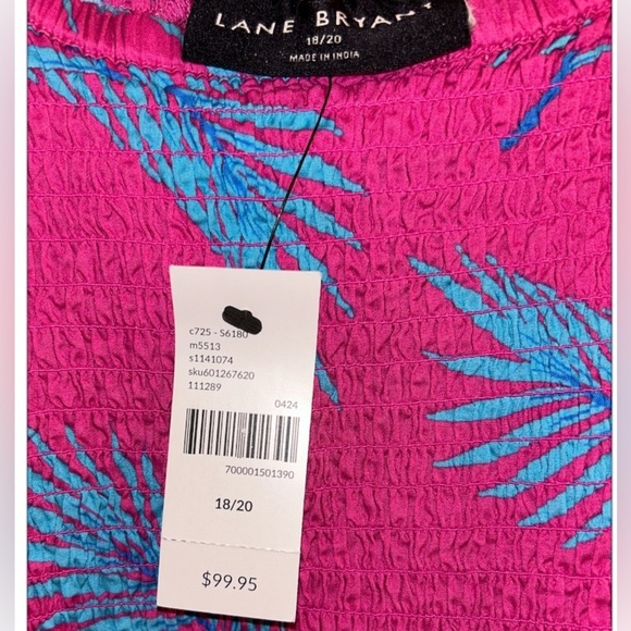 Lane Bryant Smocked-Bodice Tank Dress 👗 - Picture 6 of 6